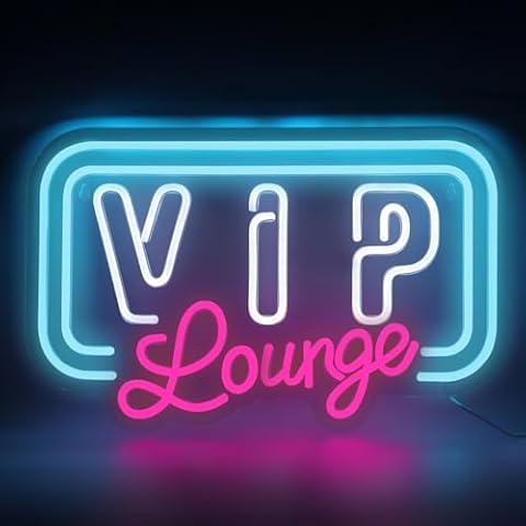 Fabunote VIP Lounge Neon Sign Light Cover