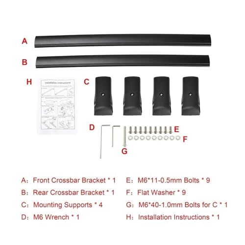 Portaequipajes Techo Aluminio Subaru Impreza Barras Transversales Coche 2018-2022 5