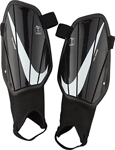 Nike Youth Charge Soccer Shinguards Black/White Size Small #TOP2