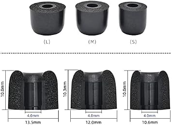 Zotech Replacement Memory Foam Earbud Tips for Beats Flex Earphones, Black (S/M/L Sizes)