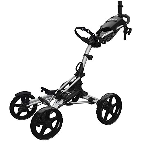 Clicgear Model 8+ | 4-Wheel Golf Push Cart (Silver)