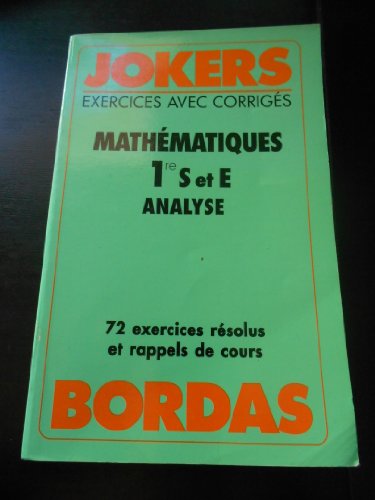 Mathématiques, 1re S et E