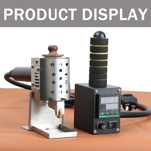 150mL Dual-Side Hot Melt Glue Roller Dispenser, 150W Adjustable 50-300°C, Perfect for Leather, Packaging, Crafts & Industrial Use, Temperature Lock Feature