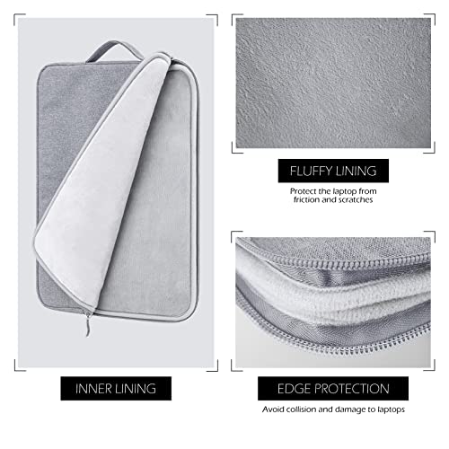 MicaYoung 16 Inch Laptop Sleeve Case Water-Resistant Carrying Cover Bag with Front Pocket Retractable Handle Computer protection Cover for MacBook 16 Inch - Image 2