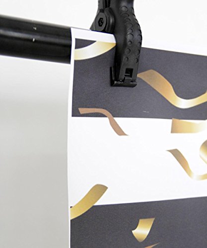 Mehofoto Gold Black And White Stripe Photo Booth Background Props Gold Stars Ribbon Birthday Baby Shower Party Decorations Banner Backdrops For Photography 7X5Ft #TOP5