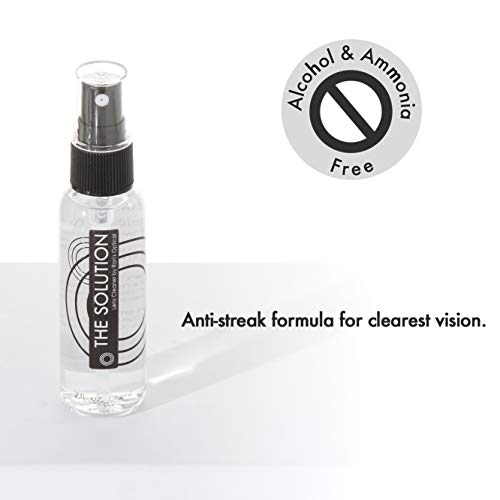 The Solution Lens Cleaner Spray | Pack Of 2-2Oz Alcohol Free Eyeglass Lens Cleaning Spray For Glasses, Lens, Screens #TOP3