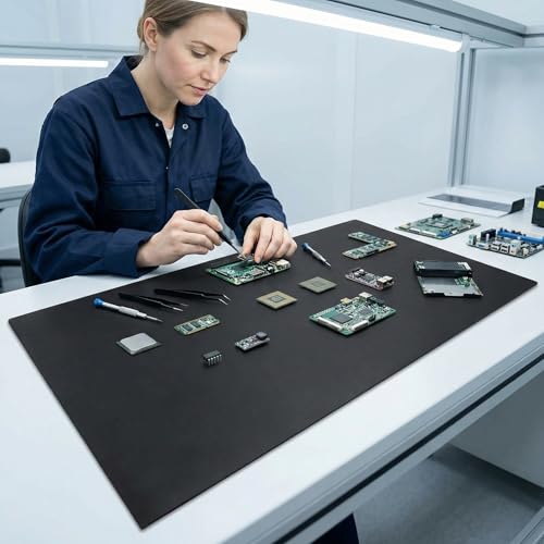 Tapis en caoutchouc pour établi : protection multi-usage et antidérapante - 6