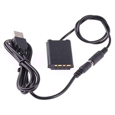 FOTGA DK-X1 DC Coupler Dummy Battery NP-BX1 Decoded Dummy Battery + 5V 2A USB Cable for Sony Cybershot DSC-RX1R RX100 II III IV V VI HX50 HX90 HX300 WX300 WX350 WX500 ZV1 Cover