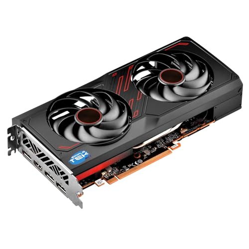 Carte graphique PCIe 8 Go GDDR6 Simpletek à double ventilateur noir