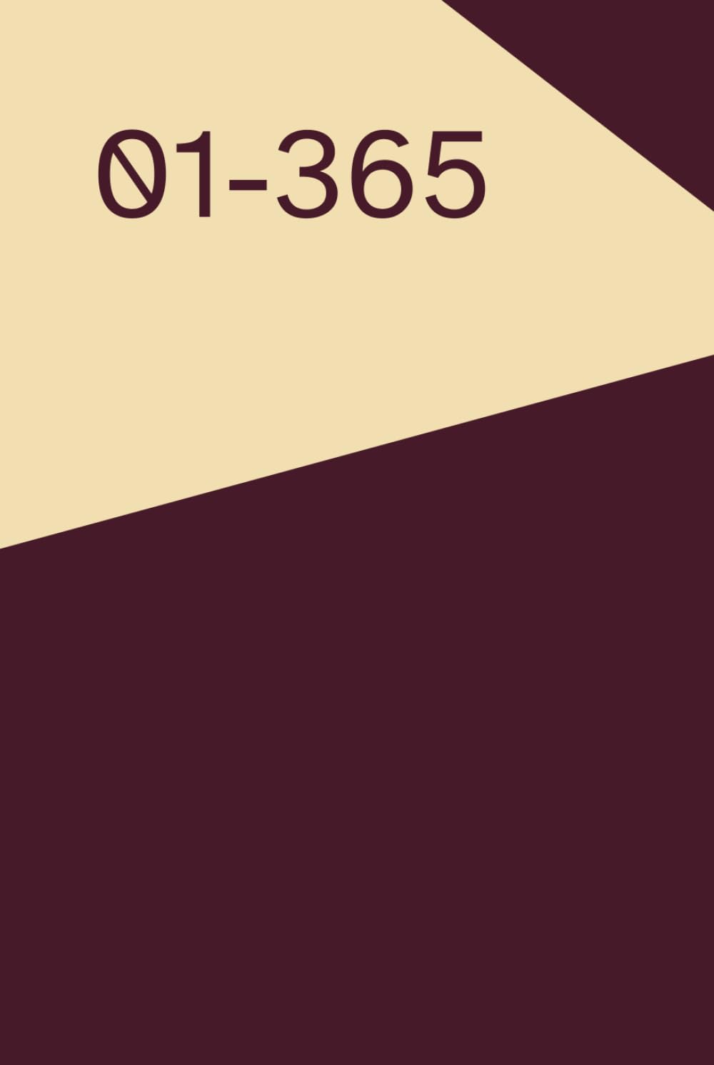 Planificateur 365 jours oxblood au design élégant et finitions luxe