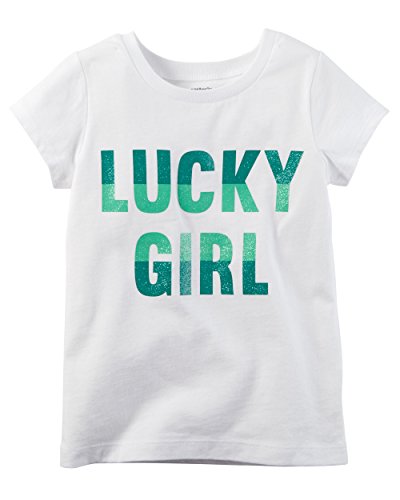 T-shirt graphique Saint-Patrick pour bébé fille en coton doux