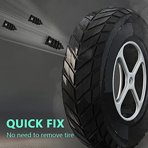lifcasual Prego de reparo de pneu de 10 unidades Quick Fix Self-Service Ferramenta de reparo de pneu