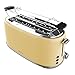 Produktbild Cecotec Toaster 4 Scheiben Toast&Taste 1600 Retro Double Beige, 1630 W, 2 Breite und Lange Schlitze von 3,8 cm, Edelstahl, Obere Roste, Regulierbare Leistung, Krümelschublade