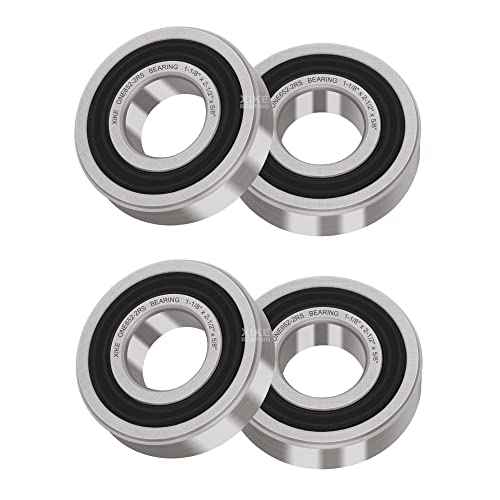 XIKE 4 Pcs 1652-2RS Bearings 1-1/8"x2-1/2 x5/8",Double Rubber Seals.