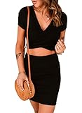 conjunto top y falda crochet Puedes usar fácilmente las 2 piezas y no tienes que pensar mucho en el atuendo a juego, son lo suficientemente elegantes y favorecedores. O puedes combinarlos con otras prendas, el crop top también es el mejor compañero para los pantalones anchos, creará múltiples estilos de vestir diferentes.