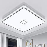 【LED Deckenlampe ist einfach zu installieren】Die Installation der Deckenleuchten LED ist sehr einfach und unkompliziert. Befolgen Sie einfach die Schritte in der Bedienungsanleitung, um sie zu installieren. Sie können sie selbst installieren, wenn Sie keine Erfahrung haben und sich keine Sorgen machen müssen. LED Deckenleuchte das kühle weiße Licht gibt den Menschen das Gefühl, dass der Bereich vergrößert ist. Es eignet sich für kleine kleine Räume wie Küchen, Toiletten, Garderoben usw.