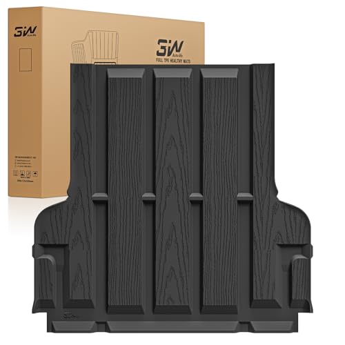 Image of 3W Bed Mat for Nissan Frontier 2022-2026 Truck Mat 5 FT /59.5inchs, All Weather TPE Custom Fit Bed Liner for Frontier Crew Cab Pickup (Not Fit 6 FT /73.3inches, Drop-in Bedlner) Frontier Accessories