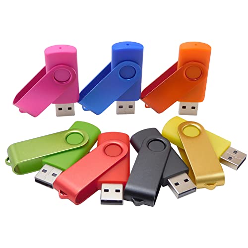 Chauuxee Memoria USB de 128 MB para estudiantes y estudiantes, regalos (negro, azul, rosa, naranja, verde)