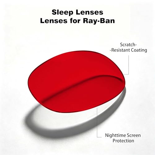 Image of YEIN Replacement Lenses for Ray-Ban Meta RW4006 /RW4012(50mm), Photochromic /Blue Light Blocking /Polarized Sunglasses Lenses