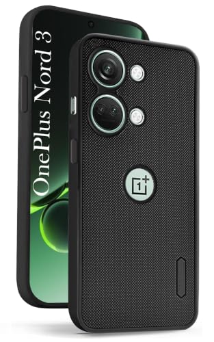 Image of Jkobi Back Cover Case for Oneplus Nord 3 (Textured Grip Design | Camera Protection | Slim and Light Weight | Soft Touch and Feel | Black)