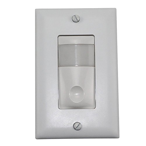 Wattstopper As-100 Push Button Automatic Control Occupancy Sensor Wall Switch 120/277 60Hz White