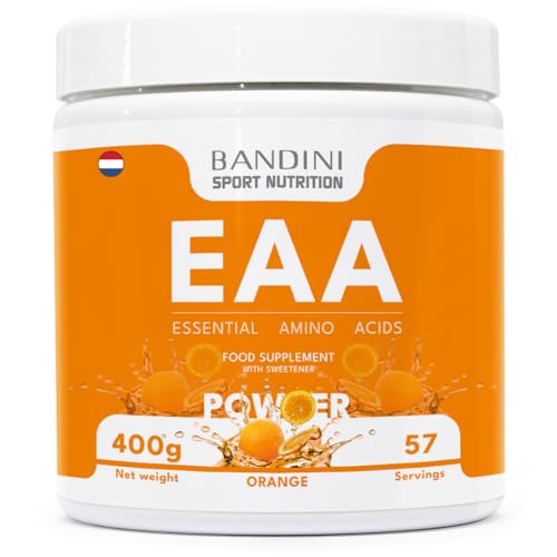 Bandini® EAA Essential AMINO Powder - 400 g Powder - Met 9 Geferm...