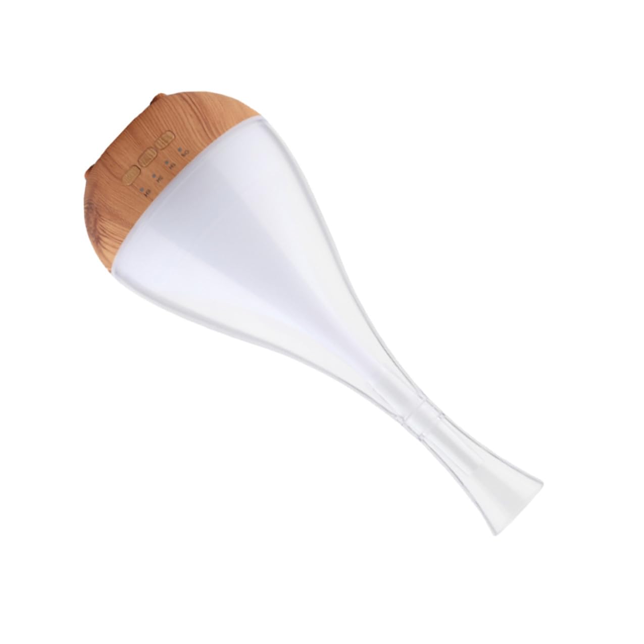 Hemobllo 1pezzi Diffusore di Aromi in Legno Umidificatore per Casa Luce Notturna Nebulizzatore per Aromaterapia per Aggiungere Umidità e Godersi una Vita