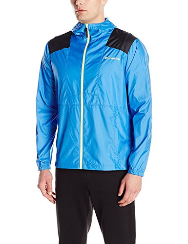 Image of Columbia Hood Polyester Regular Fit Mens Active Wear Jacket (S22-KM3972-011-P)