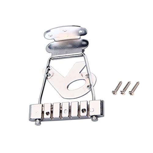 SUPVOX cordier de guitare chevalet en métal forme r 6 cordes semi-creuse guitare jazz guitare remplacement - Les Beatles, Paul McCartney, John Lennon, RIngo Starr, George Harrison SUPVOX cordier de guitare chevalet en métal forme r 6 cordes semi-creuse guitare jazz guitare remplacement – Image 5