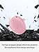 Compatible with Huawei Free Buds 6 True Noise Cancelling Earphones,Premium Silicone Shockproof Protection Skin Touch Charging Port Accessible, Front LED Visible with Lanyard,Pink.