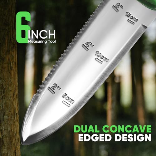 Grootpow GK01 Cuchillo de Jardín Hori Hori y Herramienta Desmalezadora miniatura 2