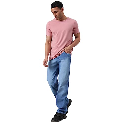 Image of KOTTY Men's Relaxed Fit Straight-Leg Jeans|Comfortable & Durable Denim Jeans