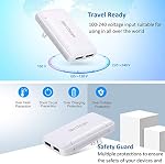 USB Chargeur mural, Pofesun Slim Flat Adaptateur d'alimentation double port Chargeur mural rapide avec prise pliable, Brique de charge pour iPhone 16 15 14 13 12 11 Pro Max,Samsung Galaxy S25 S24 Remarque 20,LG