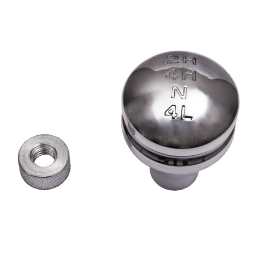 Rugged Ridge Transmission Shift Knob for Jeep Wrangler YJ | Billet Aluminum, Silver | 11420.24 | Fits 1987-1995 Jeep Wrangler YJ