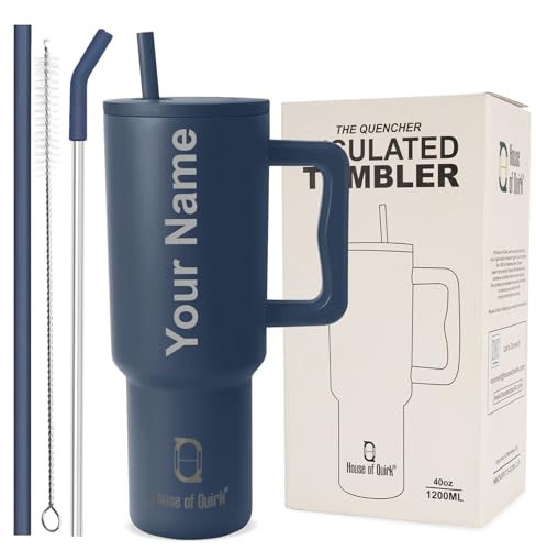 House of Quirk 1200ML Custom Name Tumbler – Personalized Stainles...