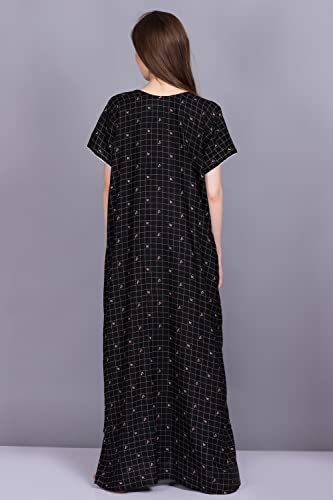 Image of Women's Alpine Mix Print Maxi Nightgown
