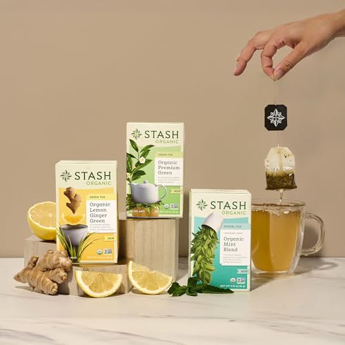 Stash Tea Organic Turmeric Chai, Caffeine-Free, Non-GMO Project Verified, Serve Hot or Iced, 96 Tea Bags, 16 count (6 pack) - Thumbnail 4