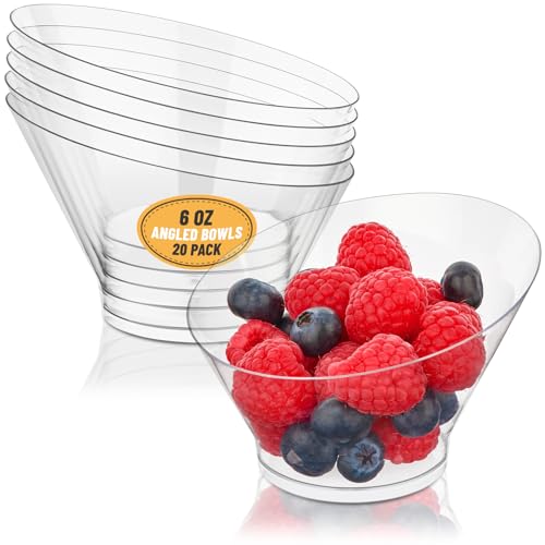 Qeirudu 100 Pack 3 oz Mini Dessert Cups with Spoons, Clear Small Round Party Serving Bowls for Yogurt Parfait Fruit Mousses Appetizer Trifle by Qeirudu - Used condition - US$13.74