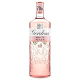 Gordon's White Peach Distilled Gin | 37.5% vol | 70cl | Subtle Sweetness & Flavours of White Peach | Balanced with Gin Botanicals | Enjoy in a Gin Glass with Tonic | Flavoured Gin