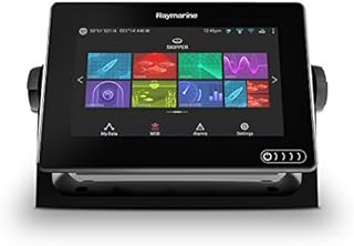 Raymarine Axiom 7 Fish Finder with Built in GPS, WiFi, Chirp Sonar and Downvision with Transducer and Navionics+, 7