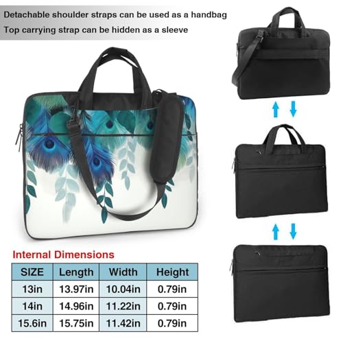 Maletín impermeable para laptop 13 pulgadas con asas miniatura 4