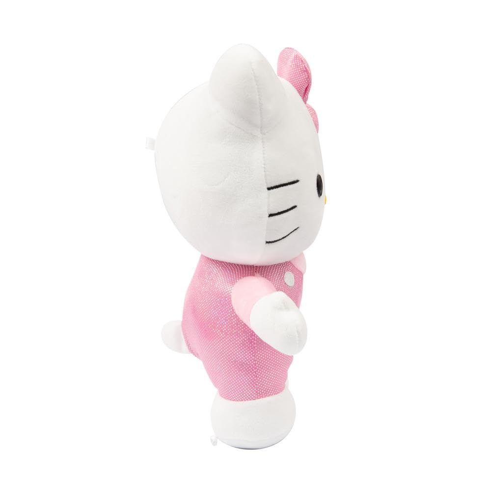 Hello Kitty, Peluche 30 cm, Robe à Pois Roses, 3+, HKT122