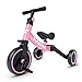 besrey Triciclos para Niños, 5 en 1 Un Bici polivalente, Adecuado para niños de 1-4 años,Triciclo,Bicicleta,Carro de Equilibrio,Caminante, Altura del Asiento Regulable, Rosa