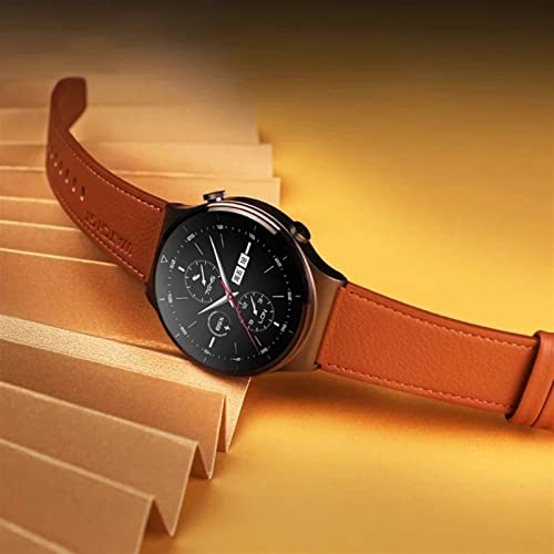 Correa de cuero 22mm para Huawei Watch 3 Pro miniatura 7
