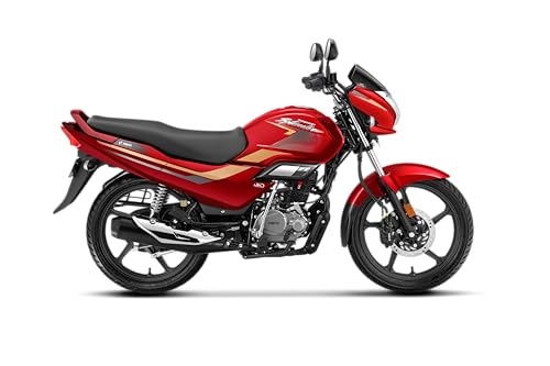 Image of Hero Super Splendor (Disc) Bike Candy Blazing Red Booking for Ex-Showroom Price