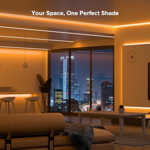 Image of BTF-LIGHTING 5V USB Orange Color COB LED Strip Lights Super Bright Dimmable LED Tape Light,3.28FT 320LEDs Flexible Light Strip with Strong 3M Tape for 3D Printer,TV Backlight,Cabinet,Home Lighting