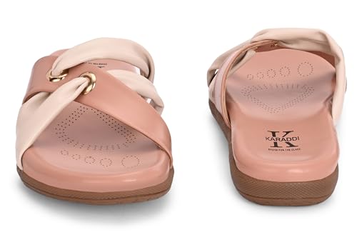 Image of Karaddi Doctor Sandals for Woman | Flats Women Stylish | Womens Sandals Flats | Slippers Orthopedic Footwear for Women Stylish Flat Sandal | Flat Fashion Sandal