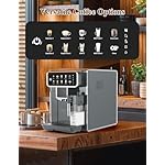 Fully Automatic Espresso Machine, Electric Coffee Grinder with Built-in 3-Level Grinder, Self-Cleaning Function 12 Cup Coffee Machine for Home/Office - Image 4