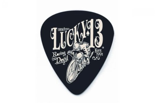 Dunlop L18r.60 Lucky 13 Picks, vintage Speed.60 mm, 36/sac - Les Beatles, Paul McCartney, John Lennon, RIngo Starr, George Harrison Dunlop L18r.60 Lucky 13 Picks, vintage Speed.60 mm, 36/sac