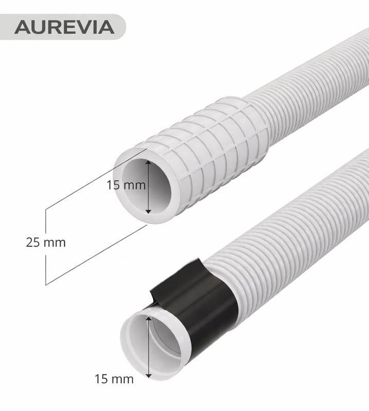 Image of AC Drain Pipe 5 Meter for Air Conditioner Water Outlet | Durable & Flexible PVC Pipe | Compatible with Split AC & Window AC